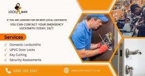 Read more about the article Lockman247: Your Trusted Locksmith in Crewe